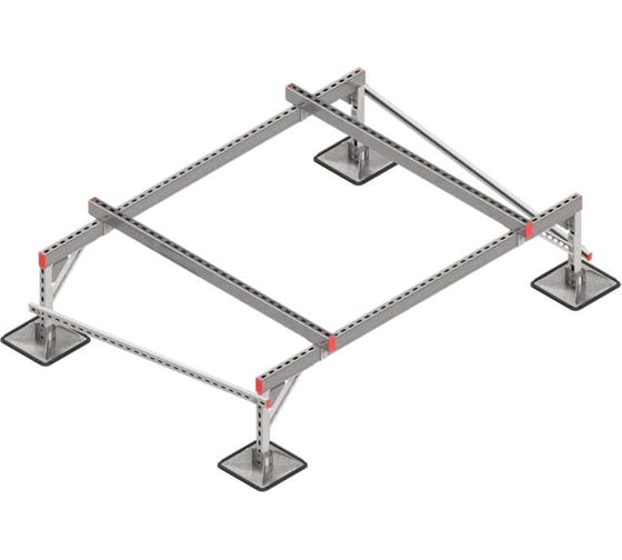 Опорная конструкция для установки оборудования Система КМ TECHNORAPTOR STEELFOOT 2000x1500 тип 2 TR0139 KM-TR-STF-SSEI-2000-1500-2 1