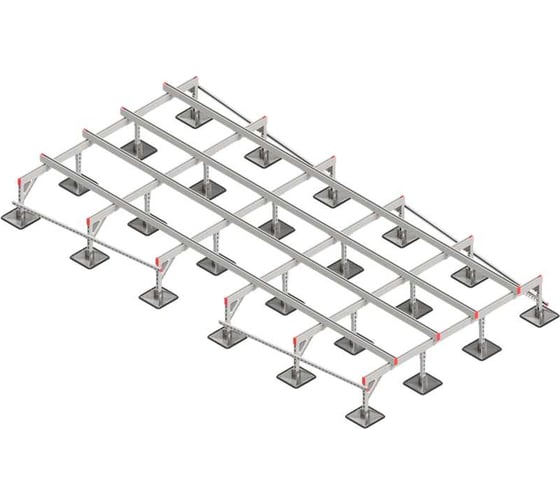 Опорная конструкция для установки оборудования Система КМ TECHNORAPTOR STEELFOOT 2500x5000 мм TR0150 KM-TR-STF-SSEI-2500-5000 1