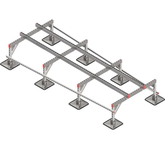 Опорная конструкция для установки оборудования Система КМ TECHNORAPTOR STEELFOOT 1200x3000 тип 3 TR0115 KM-TR-STF-SSEI-1200-3000-3 1