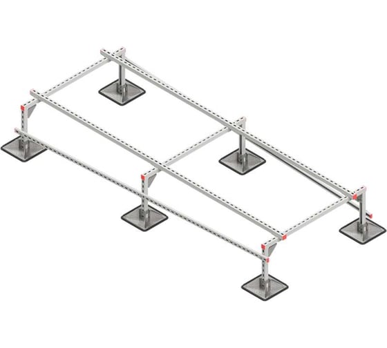 Опорная конструкция для установки оборудования Система КМ TECHNORAPTOR STEELFOOT 1200x3000 тип 1 TR0113 KM-TR-STF-SSEI-1200-3000-1 1