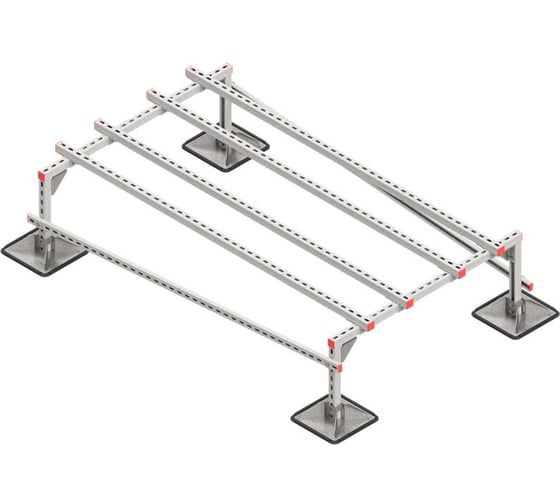 Опорная конструкция для установки оборудования Система КМ TECHNORAPTOR STEELFOOT 1200x2000 тип 2 TR0111 KM-TR-STF-SSEI-1200-2000-2