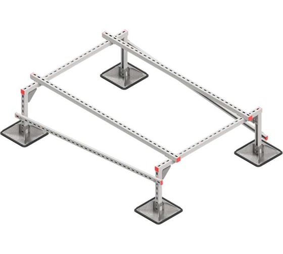 Опорная конструкция для установки оборудования Система КМ TECHNORAPTOR STEELFOOT 1200x1700 мм TR0109 KM-TR-STF-SSEI-1200-1700 1