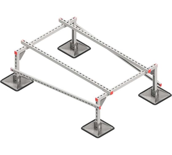 Опорная конструкция для установки оборудования Система КМ TECHNORAPTOR STEELFOOT 1000x1500 мм TR0100 KM-TR-STF-SSEI-1000-1500 1