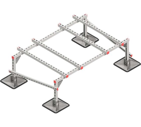 Опорная конструкция для установки оборудования Система КМ TECHNORAPTOR STEELFOOT 1500x1000 тип 2 TR0121 KM-TR-STF-SSEI-1500-1000-2 1