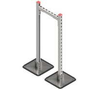 Опорная конструкция для прямоугольных воздуховодов и кабельных лотков на стальных опорах Система КМ 350х1000 HD TECHNORAPTOR TR0370 KM-TR-STF-SSHRAD-350-1000 HD