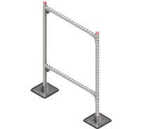 Опорная конструкция для прямоугольных воздуховодов и кабельных лотков на стальных опорах Система КМ TECHNORAPTOR 1000х1500 HD TR0379 KM-TR-STF-SSHRAD-1000-1500 HD