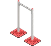 Опорная конструкция для прямоугольных воздуховодов и кабельных лотков на алюминиевых опорах Система КМ TECHNORAPTOR 500х1000 HD TR0287 KM-TR-F-SSHRAD-500-1000 HD