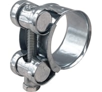 Хомут силовой Крепавто оцинкованный W1, 26-28 мм U0058