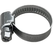 Хомут червячный Крепавто W1, 16-27 мм U0004