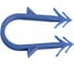 Скоба-фиксатор для труб 16-20 мм Uni-Fitt 857P2050 4