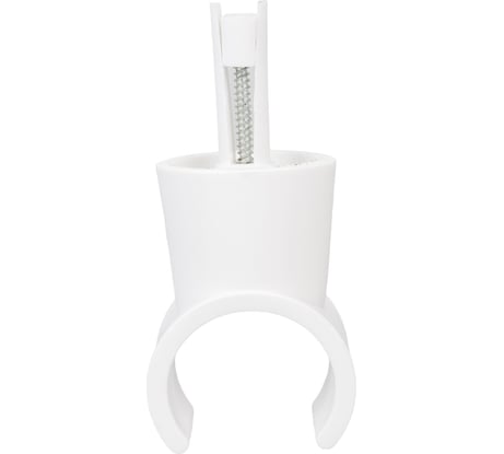 Крепление Blue Ocean клипса высокая на ножке с шурупом полипропиленовая для труб 40 PPRF/PSC(W)-40