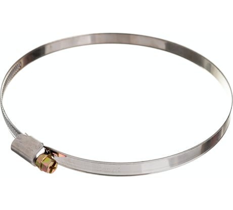 Червячный хомут РОССНА 110х130 мм 5 1/8" нержавеющая сталь, винт, 5 шт. Р860725 DIY