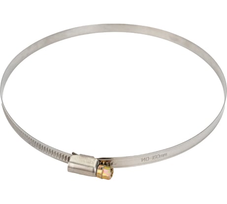 Червячный хомут РОССНА 140х160 мм 6 1/4" нержавеющая сталь, винт, 5 шт. Р860727 DIY