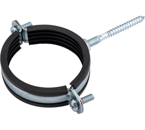 Хомут Uni-Fitt 2 1/2" 75-80 мм с резиновым уплотнителем, шпилькой и дюбелем 850U8800