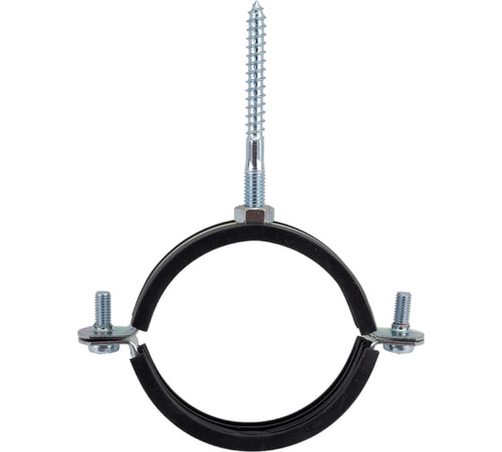 Хомут Uni-Fitt 2 1/2" 75-80 мм с резиновым уплотнителем, шпилькой и дюбелем 850U8800