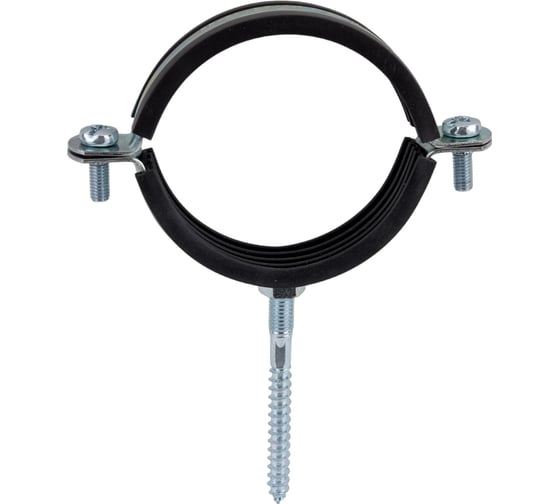 Хомут Uni-Fitt 2 1/2" 75-80 мм с резиновым уплотнителем, шпилькой и дюбелем 850U8800
