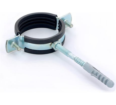 Хомут Uni-Fitt 1 1/4" 40-45 мм с резиновым уплотнителем, шпилькой и дюбелем 850U5800