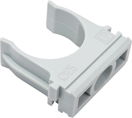 Крепеж-клипса для труб Промрукав АБС-пластик, в п/э, д25, 100 шт PR.02625