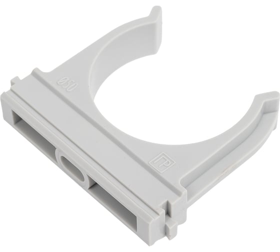 Безгалогенная HF атмосферостойкая крепеж-клипса для труб Промрукав серая, д50 PR13.0349 1