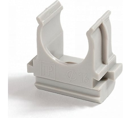 Крепеж-клипса для труб Промрукав АБС-пластик, в п/э, д20, 100 шт PR.02620