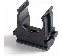 Крепеж-клипса для труб Промрукав полистирол, черная, д32, в малой упаковке (10шт/уп) PR13.0212