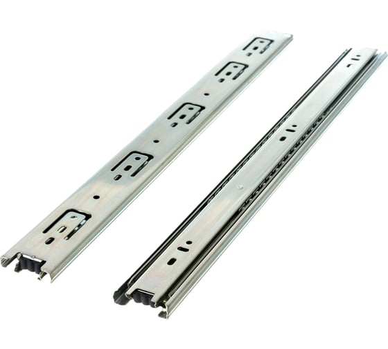 Шариковые направляющие Lemax prof полного выдвижения 45/450 мм, сталь DM45-450F