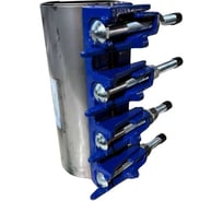 Хомут ремонтный нержавеющий с чугунным замком Акваника DN 65 (75-85) L= 300 РА-01228