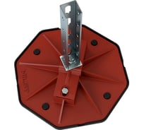 Кровельная опора HILST PLATFORM MV 345х345х55 мм с антивибрационным ковриком, 1 шт. HLRS