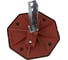 Кровельная опора HILST PLATFORM MV 345х345х55 мм с антивибрационным ковриком, 1 шт. HLRS 6