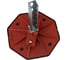 Кровельная опора HILST PLATFORM MV 345х345х55 мм с антивибрационным ковриком, 1 шт. HLRS 1
