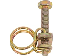 Хомут проволочный 23 Болта 10 мм спиральный металл ОЦ, 5 шт. 00000000Пр10