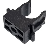 Крепеж клипса для трубы 23 Болта d 16 мм, черная, 50 шт. 28-0116-3ф50