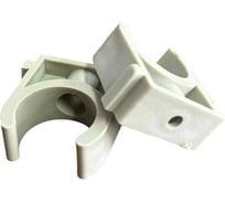 Крепеж клипса для трубы 23 Болта d 20 мм, серая, 50 шт. кк20сф50