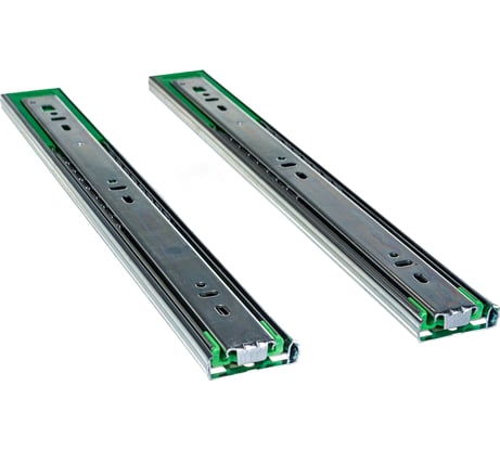 Мебельная направляющая slowmotion с доводчиком, h=45, 350 мм, Д350 Ш45 В23, хром FGV 54514507-35X-C0