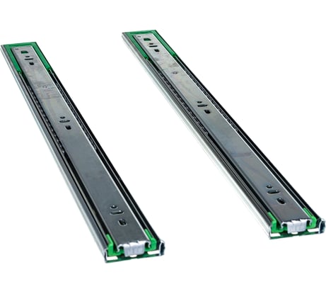 Мебельная направляющая slowmotion с доводчиком, h=45, 500 мм, Д500 Ш45 В25, хром FGV 54514507-50X-C0