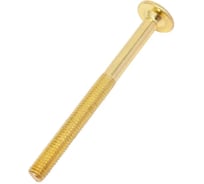 Винт мебельный ЦКИ М6x30 латунированный HEX 4.0 10 шт. 2828