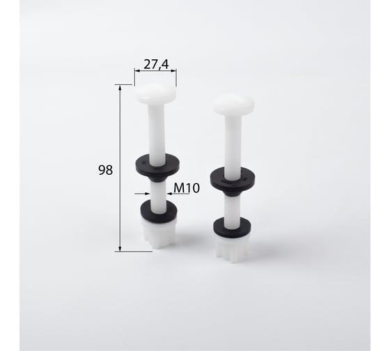Комплект крепления бачка к унитазу IDDIS 2 шт., M10x98 907M10982SK