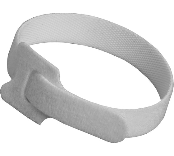 Хомут-липучка КЭАЗ OptiKit CT-L-M-135-белый, 100 шт. 282874 1