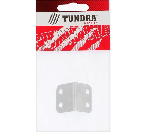Мебельный уголок TUNDRA 26х26 мм, цинк, в упаковке 1 шт. 5294206