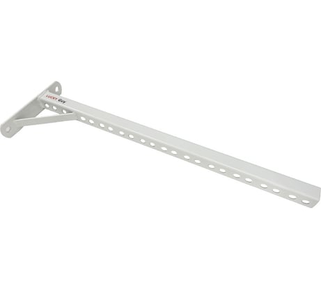 Консольный кронштейн LUCKY Guy с опорой L=600 мм, окрашенный RAL 7035 100 04 600 1