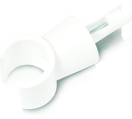 Крепление Blue Ocean клипса высокая на ножке с шурупом полипропиленовая для труб 50 PPRF/PSC(W)-50