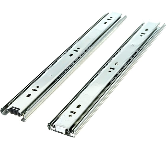 Шариковые направляющие Lemax prof полного выдвижения 45/350 мм, сталь DM45-350F