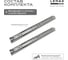 Комплект шариковых направляющих Lemax PROF 4хDM45-350-POW SET4(DM45-350-POW) 3