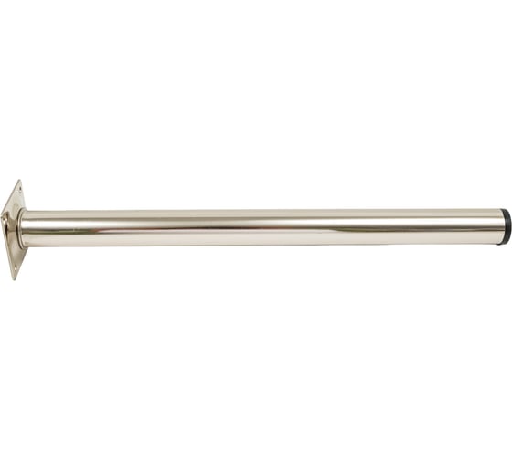 Ножка Tech-Krep D30х400 круглая, нерегул, никель накл. 151259