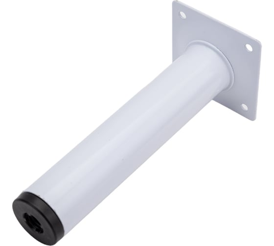 Ножка Tech-Krep D30х150 круглая, нерегул, белая накл. 151280