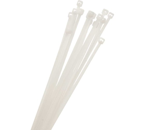 Кабельная стяжка Jazzway PCT 2,5x060-100WH PA6.6  (уп.100 шт) 5053649