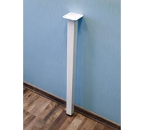 Ножка для стола Parallax 550 40x40 (1 шт.) металличесая регулируемая белая Лофт 1lw4040055-ОР