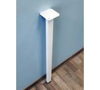 Ножка опора для стола Parallax 990 40x20, металлическая, регулируемая, белая, барная, Лофт 1lw40200990-ОР