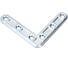 Мебельный плоский уголок ALDEGHI LUIGI SPA 70х70х15 мм, оцинкованный 153AZ77 4