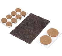 Набор фетровых подкладок ЕВРОПАРТНЕР №2, 80x120 - 1 шт. D35 - 4 шт. D20 - 16 шт. 6 3095 2